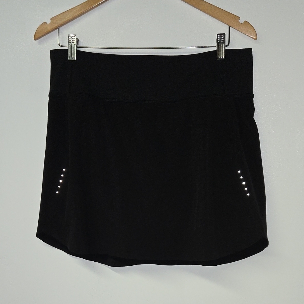 Athleta Black Skort Sz L